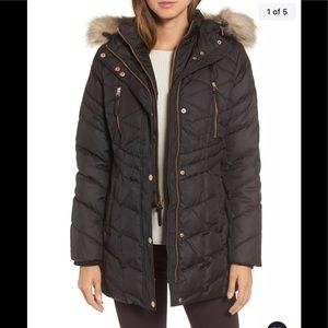 Marc New York by Andrew Marc down filled puffer Marley coat 3x. Dark bronze